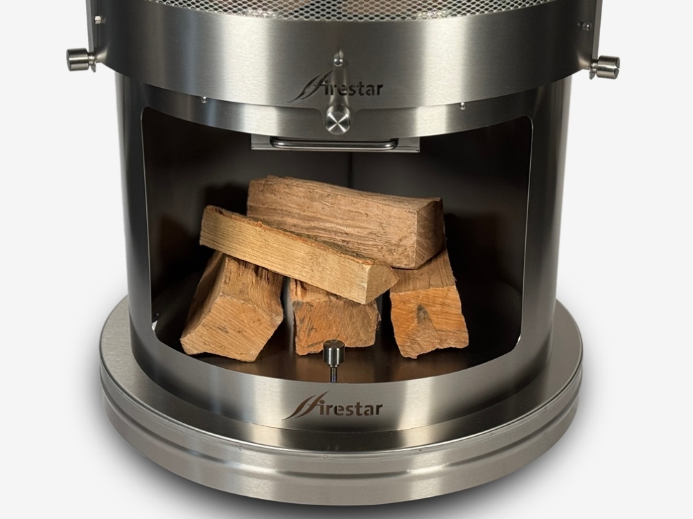 Bild 1 von Grillkamin Firestar DN 650 3. Generation  / (Farbe) Edelstahl gebürstet