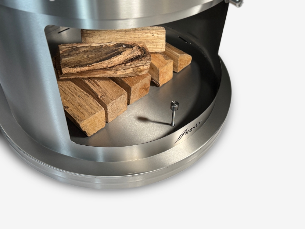 Bild 1 von Grillkamin Firestar DN 800 Swing GLAS 3. Generation inkl. Grillrost und Fettschutzpfanne