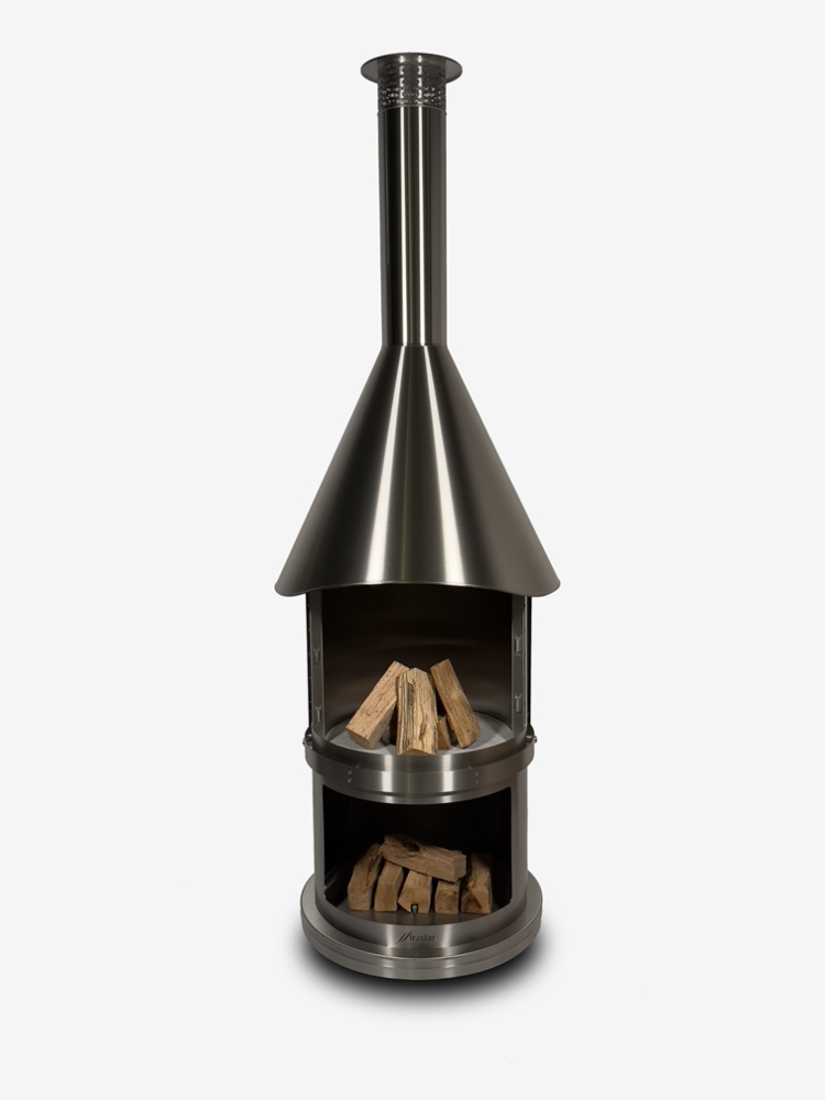 Bild 1 von Grillkamin Firestar DN 800 Swing 3. Generation inkl. Grillrost und Fettschutzpfanne