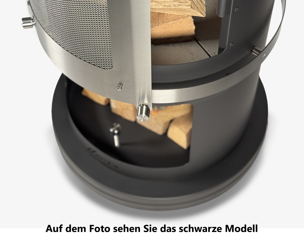 Bild 1 von Firestar Grillkamin DN 550 SWING 3. Generation | inkl. Grillrost und Fettschutzpfanne