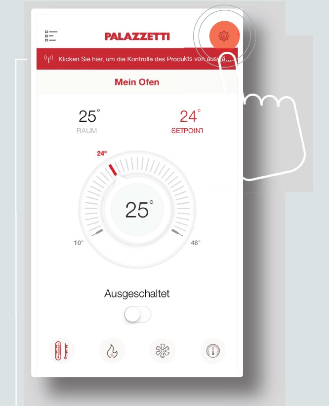 Bild 1 von Palazzetti Universal Gateway für die Steuerung über eine App (Pelletöfen)