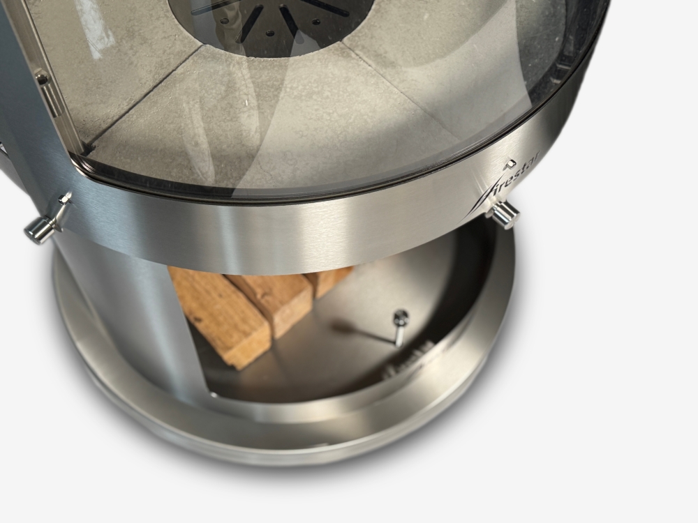 Bild 1 von Grillkamin Firestar DN 800 Swing GLAS 3. Generation inkl. Grillrost und Fettschutzpfanne