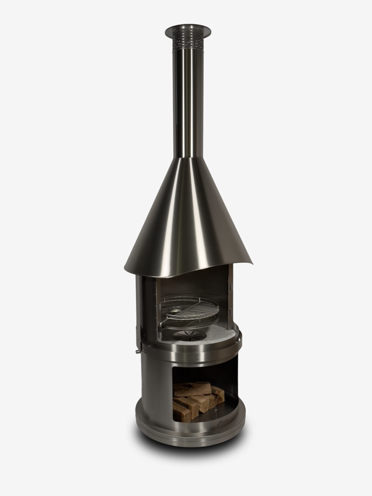 Bild 1 von Grillkamin Firestar DN 800 Swing 3. Generation inkl. Grillrost und Fettschutzpfanne