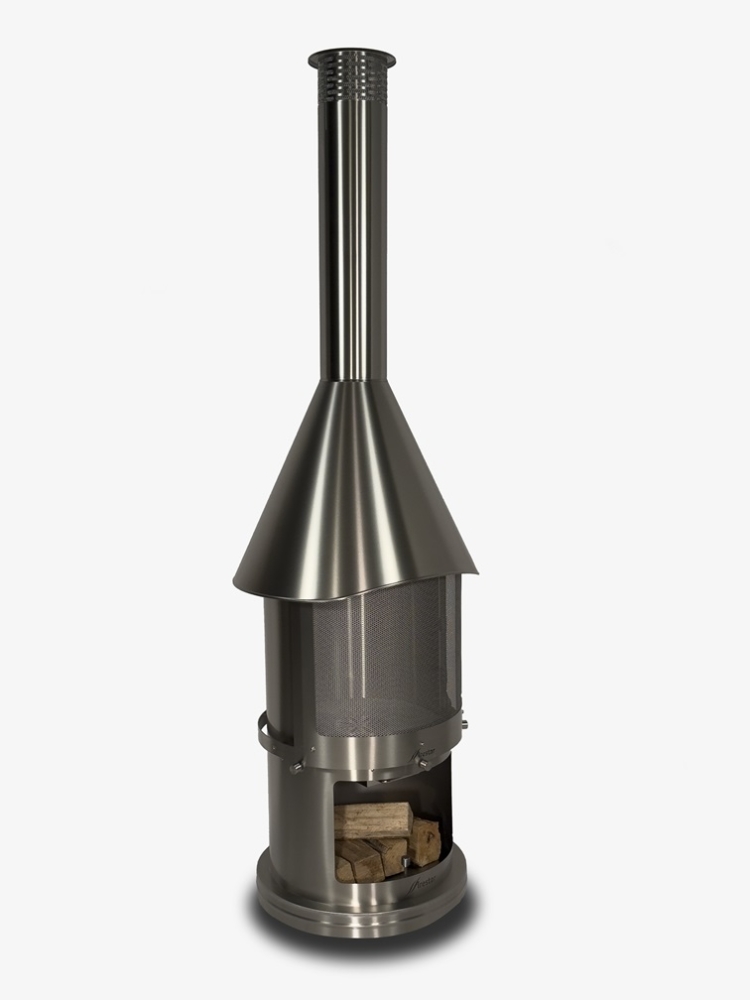 Bild 1 von Grillkamin Firestar DN 650 3. Generation  / (Farbe) Edelstahl gebürstet