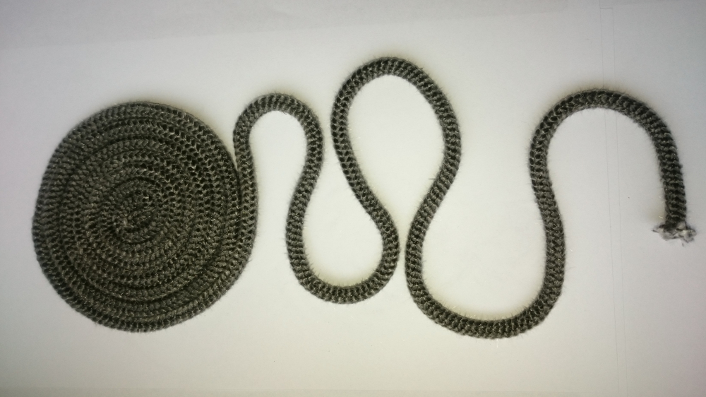Bild 1 von Universal Ofendichtung, rund & schwarz (nach Größe)  / (Durchmesser) Ø 12 mm / (Länge) 3 Meter