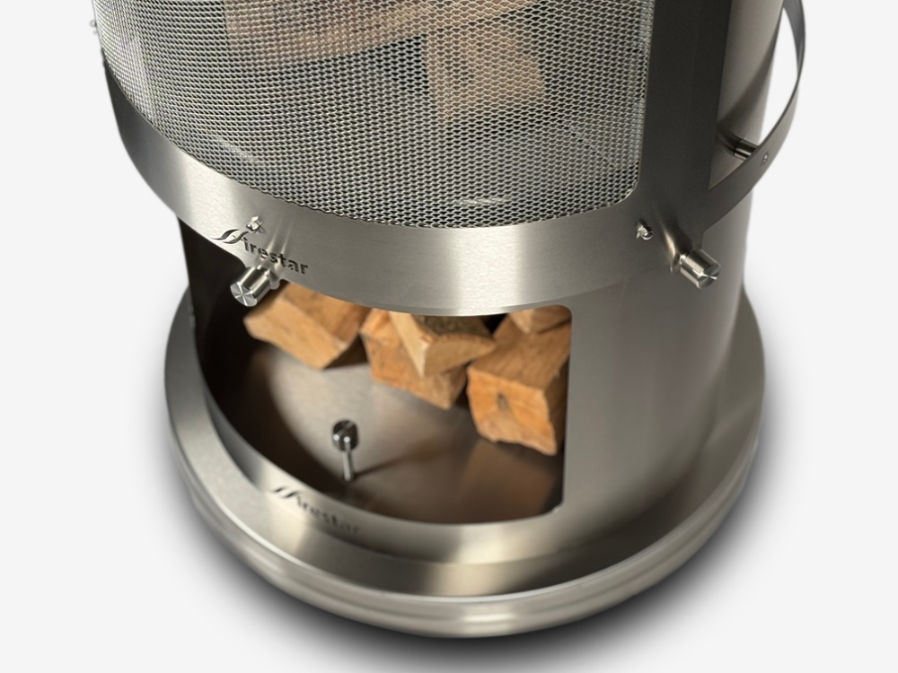 Bild 1 von Grillkamin Firestar DN 650 3. Generation  / (Farbe) Edelstahl gebürstet