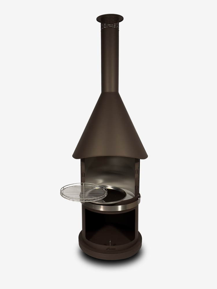 Bild 1 von Grillkamin Firestar DN 800 Swing 3. Generation inkl. Grillrost und Fettschutzpfanne
