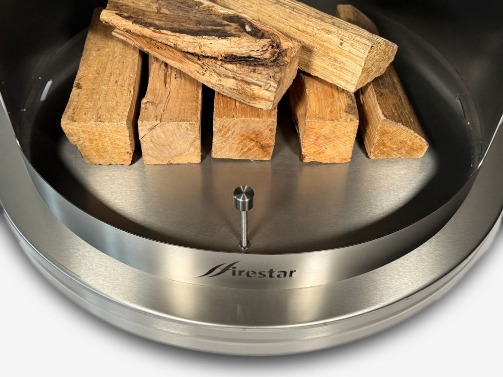 Bild 1 von Grillkamin Firestar DN 800 Swing GLAS 3. Generation inkl. Grillrost und Fettschutzpfanne
