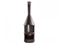Firestar DN 800 Grillkamin/Gartenkamin BrownSugar mit Kupfer-Reling