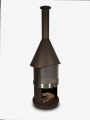 Bild 9 von Grillkamin Firestar DN 800 Swing 3. Generation inkl. Grillrost und Fettschutzpfanne  / (Farbe) braun-metallic