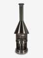 Bild 2 von Firestar Grillkamin/Gartenkamin DN 700 Swing Glas 3. Generation | inkl.  Grillrost &Fettschutzpfanne  / (Farbe) Edelstahl gebürstet
