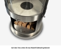 Bild 16 von Grillkamin Firestar DN 800 Swing GLAS 3. Generation inkl. Grillrost und Fettschutzpfanne  / (Farbe) schwarz
