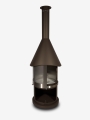 Bild 19 von Grillkamin Firestar DN 800 Swing 3. Generation inkl. Grillrost und Fettschutzpfanne  / (Farbe) braun-metallic