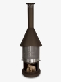 Bild 7 von Firestar Grillkamin DN 550 SWING 3. Generation | inkl. Grillrost und Fettschutzpfanne  / (Farbe) braun-metallic
