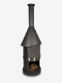 Bild 6 von Grillkamin Firestar DN 800 Swing 3. Generation inkl. Grillrost und Fettschutzpfanne  / (Farbe) dunkelgrau