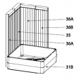 Olsberg Ausmauerung (versch. Varianten)  / (Modell) Aracar Compact (Türanschlag links) / (Stein) Rückwandstein Nr. 35