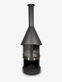 Bild 11 von Grillkamin Firestar DN 800 Swing 3. Generation inkl. Grillrost und Fettschutzpfanne  / (Farbe) dunkelgrau