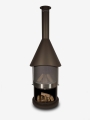 Bild 1 von Grillkamin Firestar DN 800 Swing 3. Generation inkl. Grillrost und Fettschutzpfanne  / (Farbe) braun-metallic