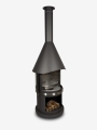 Bild 5 von Grillkamin Firestar DN 800 Swing 3. Generation inkl. Grillrost und Fettschutzpfanne  / (Farbe) dunkelgrau