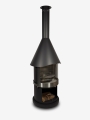 Bild 10 von Grillkamin Firestar DN 800 Swing GLAS 3. Generation inkl. Grillrost und Fettschutzpfanne  / (Farbe) schwarz