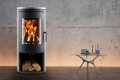 Kaminofen 7 kW Novaline Vera mit Serpentinsteinverkleidung und Panoramasichtscheibe (1 Stück)