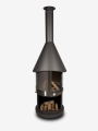 Bild 1 von Grillkamin Firestar DN 800 Swing 3. Generation inkl. Grillrost und Fettschutzpfanne  / (Farbe) dunkelgrau