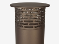 Bild 29 von Grillkamin Firestar DN 800 Swing 3. Generation inkl. Grillrost und Fettschutzpfanne  / (Farbe) braun-metallic