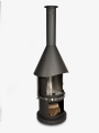 Bild 8 von Firestar Grillkamin DN 550 SWING 3. Generation | inkl. Grillrost und Fettschutzpfanne  / (Farbe) dunkelgrau