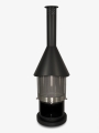 Bild 1 von Firestar Grillkamin DN 550 SWING 3. Generation | inkl. Grillrost und Fettschutzpfanne  / (Farbe) schwarz