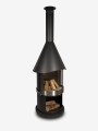 Bild 7 von Grillkamin Firestar DN 800 Swing GLAS 3. Generation inkl. Grillrost und Fettschutzpfanne  / (Farbe) schwarz