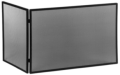 Kleining Funkenschutzgitter, 2-flügelig, schwarz, BxH 450/750 mm/mm x 500 mm (1 piece)