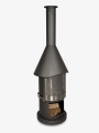Bild 7 von Firestar Grillkamin DN 550 SWING 3. Generation | inkl. Grillrost und Fettschutzpfanne  / (Farbe) dunkelgrau