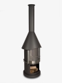 Bild 7 von Grillkamin Firestar DN 650 3. Generation  / (Farbe) dunkelgrau