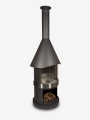 Bild 9 von Grillkamin Firestar DN 800 Swing GLAS 3. Generation inkl. Grillrost und Fettschutzpfanne  / (Farbe) dunkelgrau