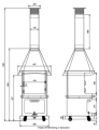 Bild 18 von Grillkamin Firestar DN 650 3. Generation  / (Farbe) Edelstahl gebürstet