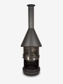 Bild 5 von Firestar Grillkamin/Gartenkamin DN 700 Swing Glas 3. Generation | inkl.  Grillrost &Fettschutzpfanne  / (Farbe) dunkelgrau