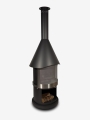 Bild 10 von Grillkamin Firestar DN 800 Swing 3. Generation inkl. Grillrost und Fettschutzpfanne  / (Farbe) schwarz